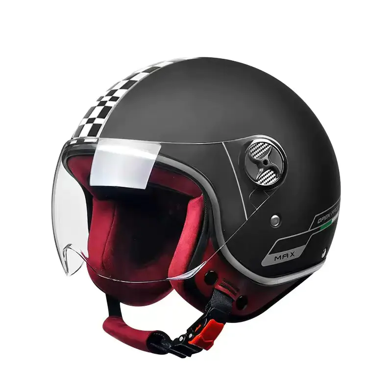 Motokrosová přilba 519 Retro Half Face Motokrosová přilba ABS